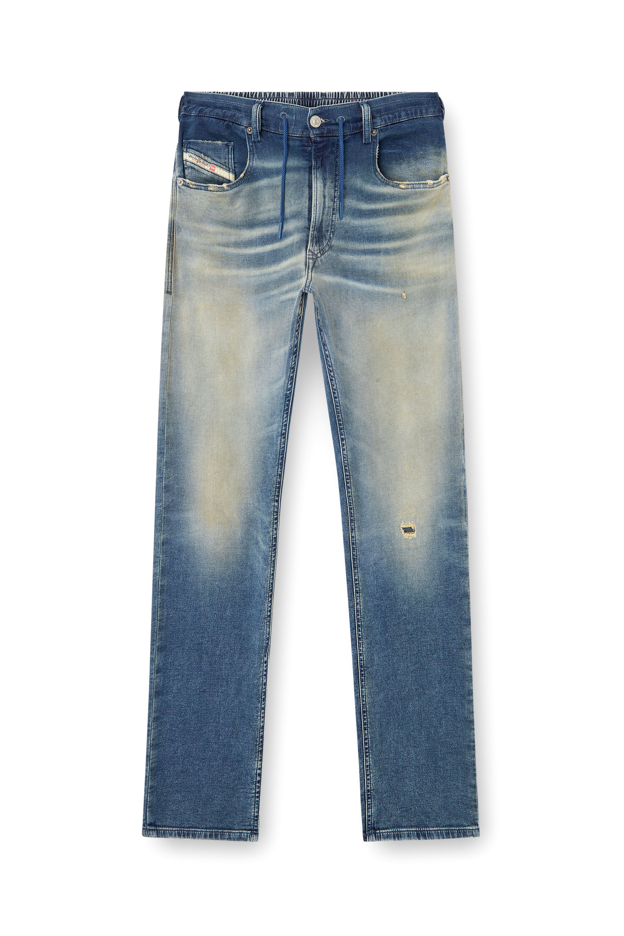 Diesel - Man's Regular 2032 D-Krooley Joggjeans® 068PQ, Medium blue - 3